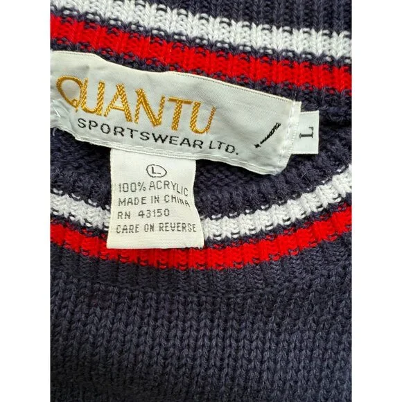 Vtg 90s Large Sweater Embroidered Golf Golfer Girl, Y2k Clothing, Preppy Sweater - Picture 3 of 4